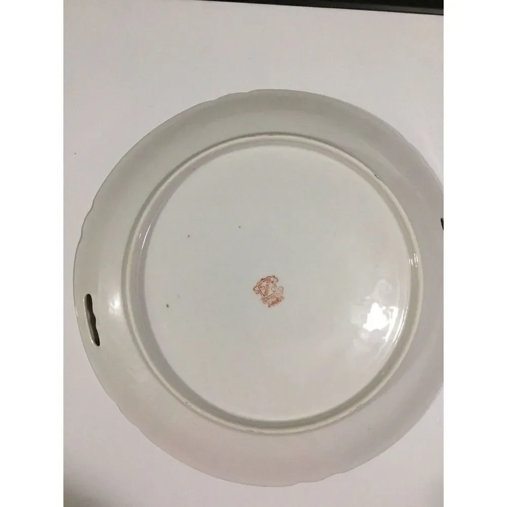 Vtg 1900’‎ CARL SCHUMANN ARZBERG CHOP / CABINET PLATE BAVARIA GOLD Lusterware